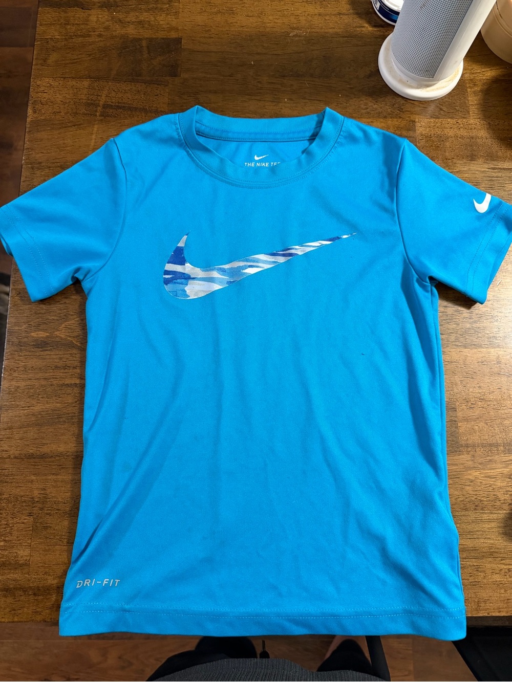 Nike Teal Athletic Tee with White Swoosh